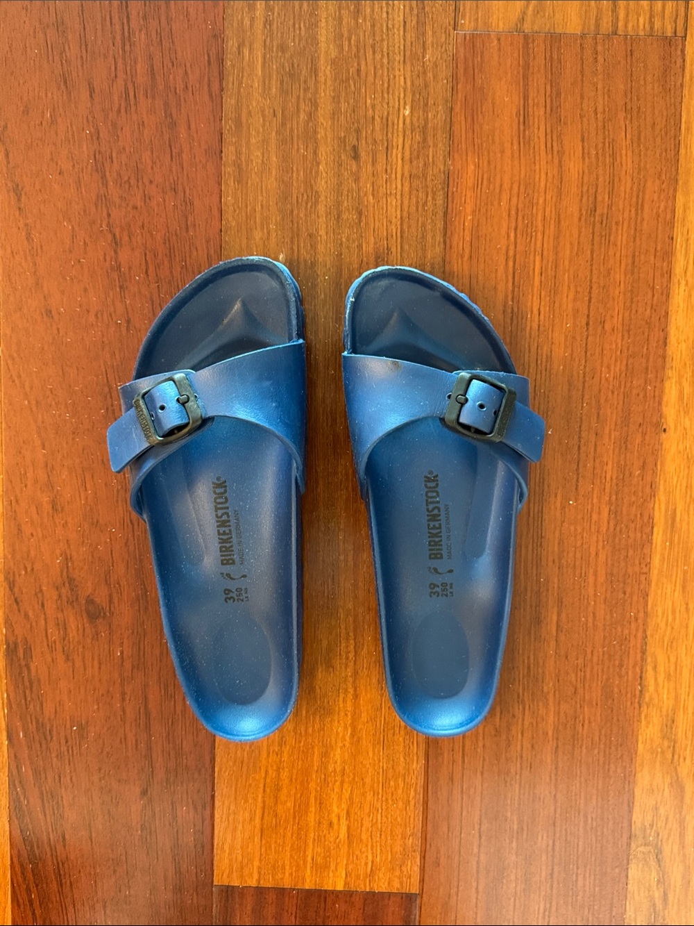 Birkenstock Madrid Eva Sandals in Navy